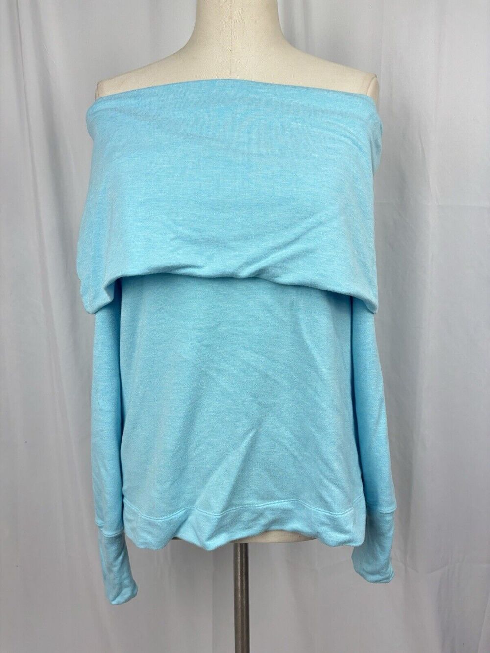 Lilly Pulitzer Blue Belinda Pullover Off Shoulder Top Bali Blue Size S